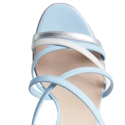 Hot Fratelli Rossetti Aquamarine Magenta Sandal | Silver