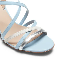 Hot Fratelli Rossetti Aquamarine Magenta Sandal | Silver
