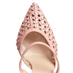 Online Fratelli Rossetti Baby Woven Leather Slingback Sandal | Pink