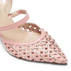 Online Fratelli Rossetti Baby Woven Leather Slingback Sandal | Pink