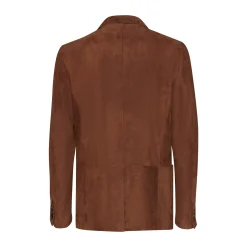 Clearance Fratelli Rossetti Bark-brown Suede Blazer | Bark brown