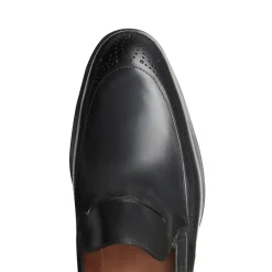 Online Fratelli Rossetti Leather And Suede Loafer | Black