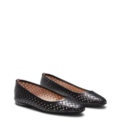 Clearance Fratelli Rossetti Leather Ballet Flat | Black