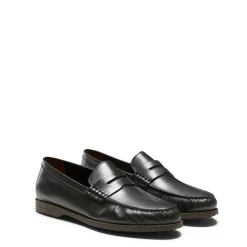 Discount Fratelli Rossetti Leather Band Loafer | Black