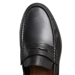Discount Fratelli Rossetti Leather Band Loafer | Black