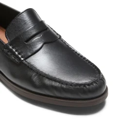 Discount Fratelli Rossetti Leather Band Loafer | Black