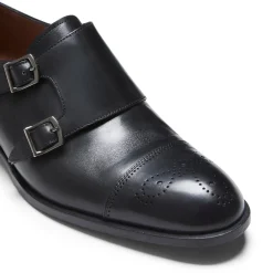 Best Fratelli Rossetti Leather Double-buckle Derby Shoe | Black