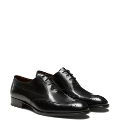 Online Fratelli Rossetti Leather Lace-up Shoe | Black