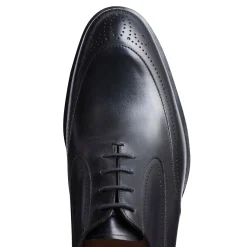 Online Fratelli Rossetti Leather Lace-up Shoe | Black