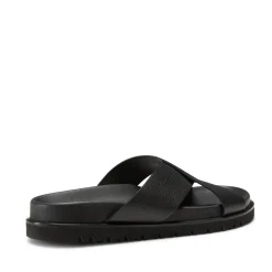 Flash Sale Fratelli Rossetti Leather Sandal | Black