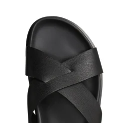 Flash Sale Fratelli Rossetti Leather Sandal | Black