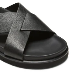 Flash Sale Fratelli Rossetti Leather Sandal | Black