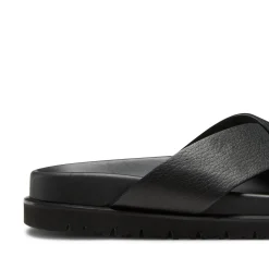 Flash Sale Fratelli Rossetti Leather Sandal | Black