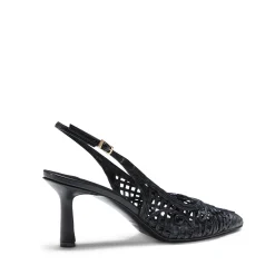 New Fratelli Rossetti Leather Slingback Sandal | Black
