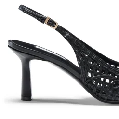 New Fratelli Rossetti Leather Slingback Sandal | Black