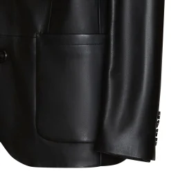 Outlet Fratelli Rossetti Nappa Leather Blazer | Black
