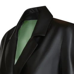 Clearance Fratelli Rossetti Nappa Leather Blazer With Contrasting Edging | Black