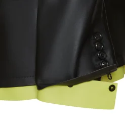 Clearance Fratelli Rossetti Nappa Leather Blazer With Contrasting Edging | Black