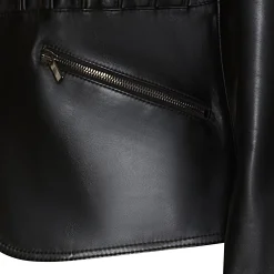 Sale Fratelli Rossetti Nappa Leather Jacket | Black