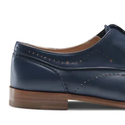 Best Fratelli Rossetti Blue Leather Lace-up Shoes | Navy