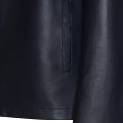 Clearance Fratelli Rossetti Blue Nappa Leather Jacket | Navy