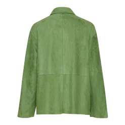 Cheap Fratelli Rossetti Blue Suede Jacket | Verde