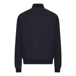Outlet Fratelli Rossetti Blue Suede Jacket | Navy blue