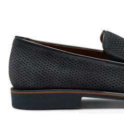 Hot Fratelli Rossetti Blue Suede Slippers | Navy blue