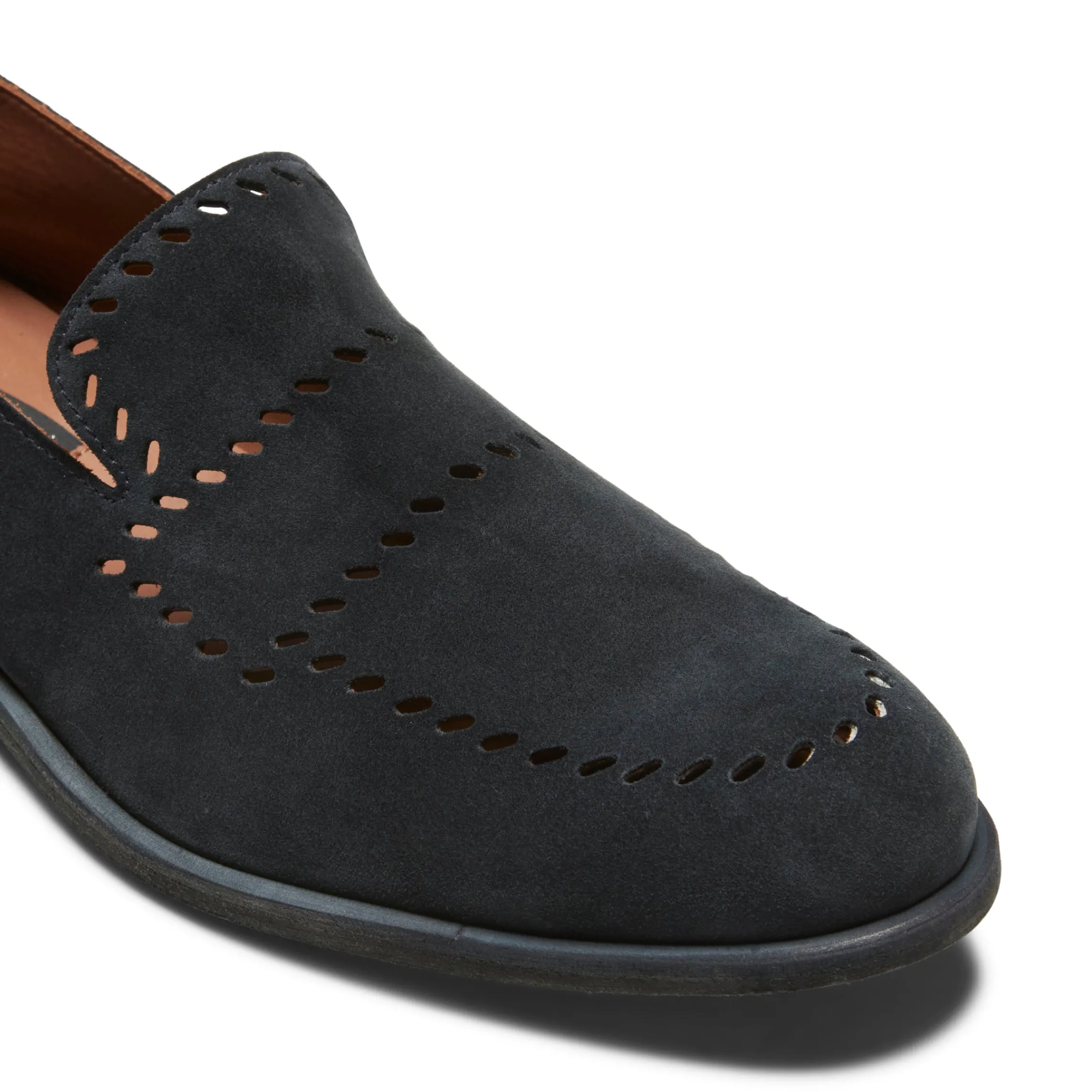 Online Fratelli Rossetti Blue Woven Suede Slippers | Navy blue