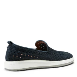 Hot Fratelli Rossetti Blue Woven Suede Sneaker | Navy blue