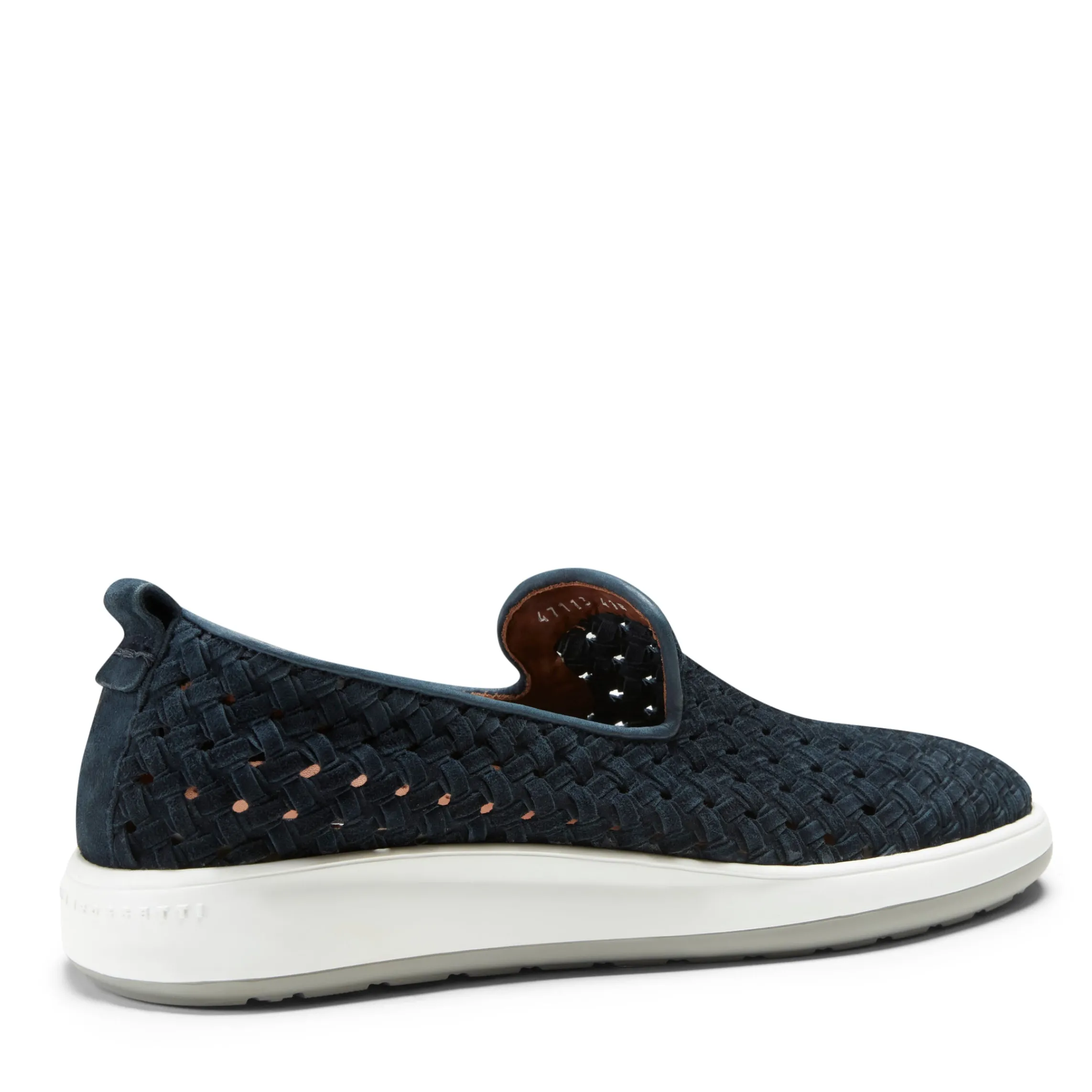 Hot Fratelli Rossetti Blue Woven Suede Sneaker | Navy blue