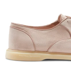 Discount Fratelli Rossetti Blush Pink Suede Lace-up Shoe | Phard
