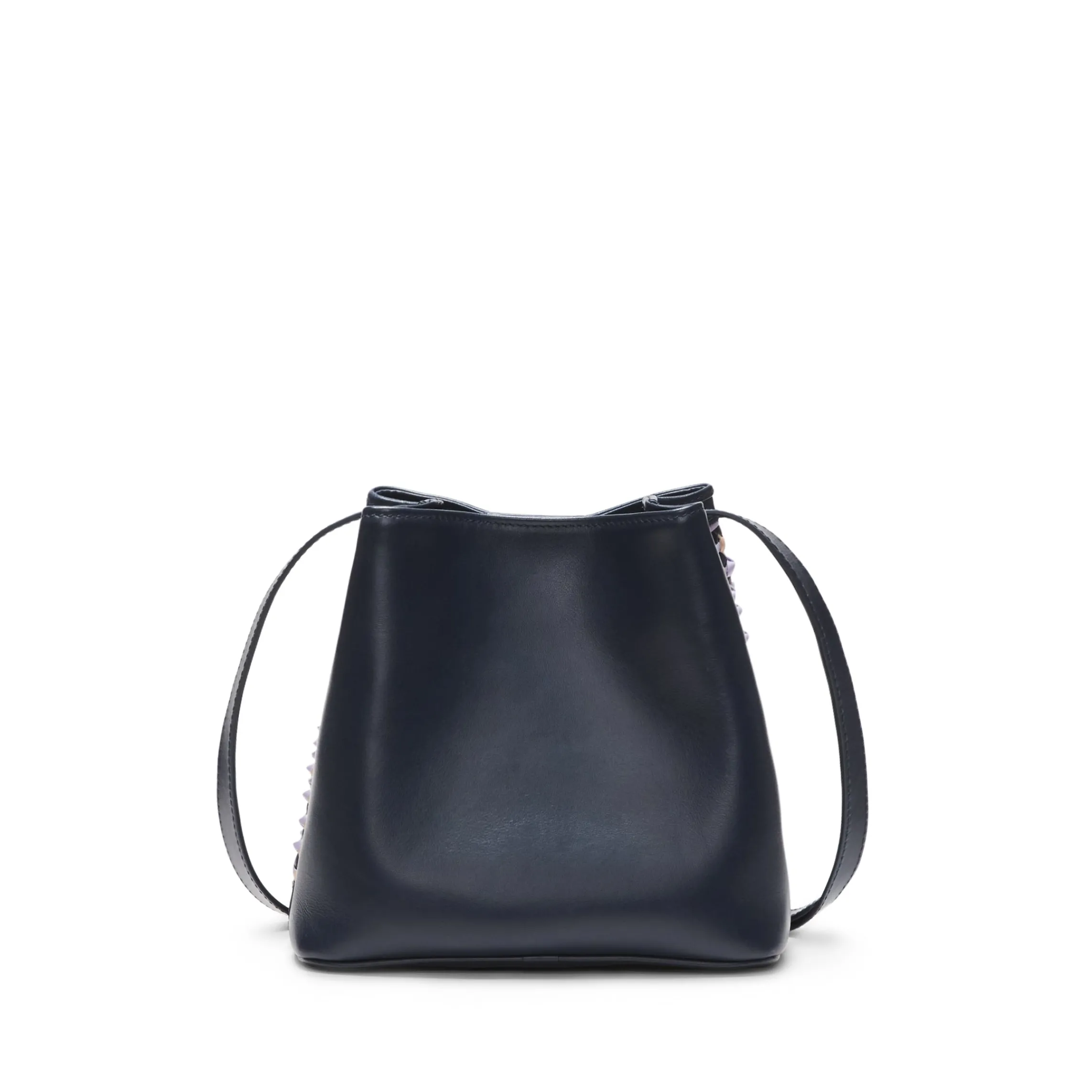 Hot Fratelli Rossetti Borsa In Pelle Blu/lilla- Beige