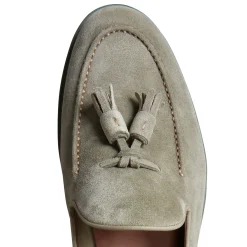 Store Fratelli Rossetti Brera Men’s Suede Loafer| Khaki