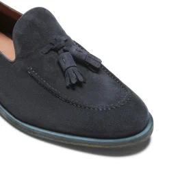 Store Fratelli Rossetti Brera Men’s Suede Loafer| Navy blue