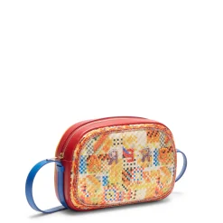 Sale Fratelli Rossetti Brera Woven Shoulder Bag | Sun yellow