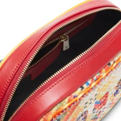 Sale Fratelli Rossetti Brera Woven Shoulder Bag | Sun yellow