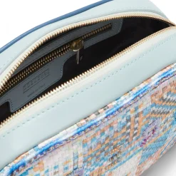 Hot Fratelli Rossetti Brera Woven Shoulder Bag | Light blue