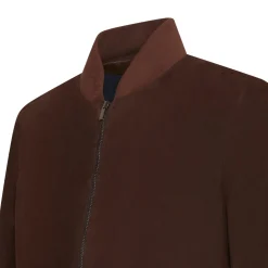 Cheap Fratelli Rossetti Suede Bomber Jacket | Brown
