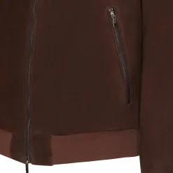 Cheap Fratelli Rossetti Suede Bomber Jacket | Brown