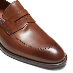 Clearance Fratelli Rossetti Couloured- Leather Loafer Chestnut