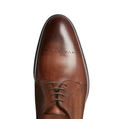 Discount Fratelli Rossetti Leather Lace-up Shoe | Chestnut