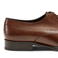 Discount Fratelli Rossetti Leather Lace-up Shoe | Chestnut