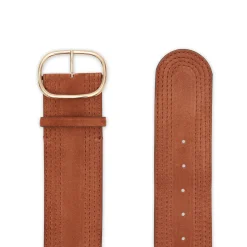 Online Fratelli Rossetti Cintura In Suede- Tan