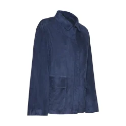Fashion Fratelli Rossetti Clover Green Suede Jacket | Blue