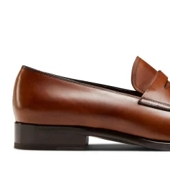 Clearance Fratelli Rossetti Couloured- Leather Loafer Cognac