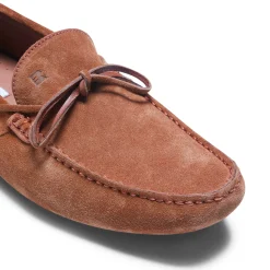 Fashion Fratelli Rossetti Suede Driver Loafer | Cognac