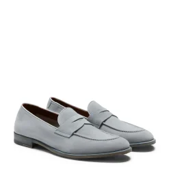 Sale Fratelli Rossetti Denim-blue Suede Loafer | Denim blue