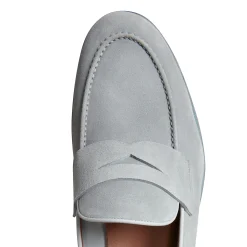 Sale Fratelli Rossetti Denim-blue Suede Loafer | Denim blue