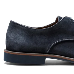 Discount Fratelli Rossetti Derby Uomo In Suede- Navy blue